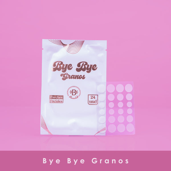 STICKER ABSORBENTE BYE BYE BRILLO GRANOS BLOOMSHELL
