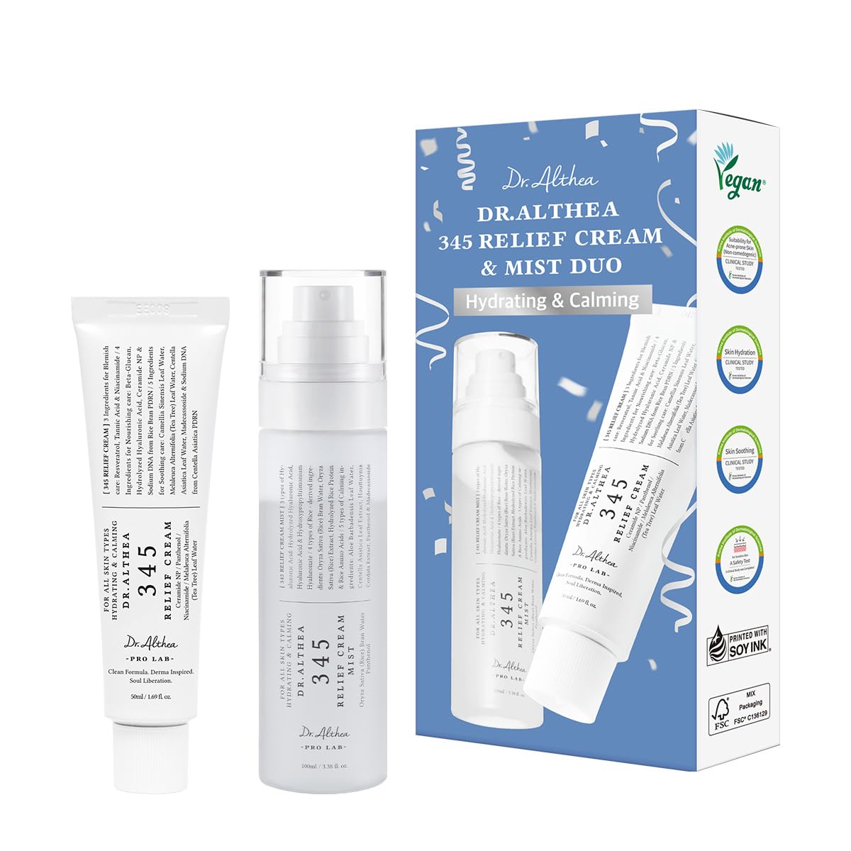 Dr.Althea 345 Relief Cream & Mist Duo