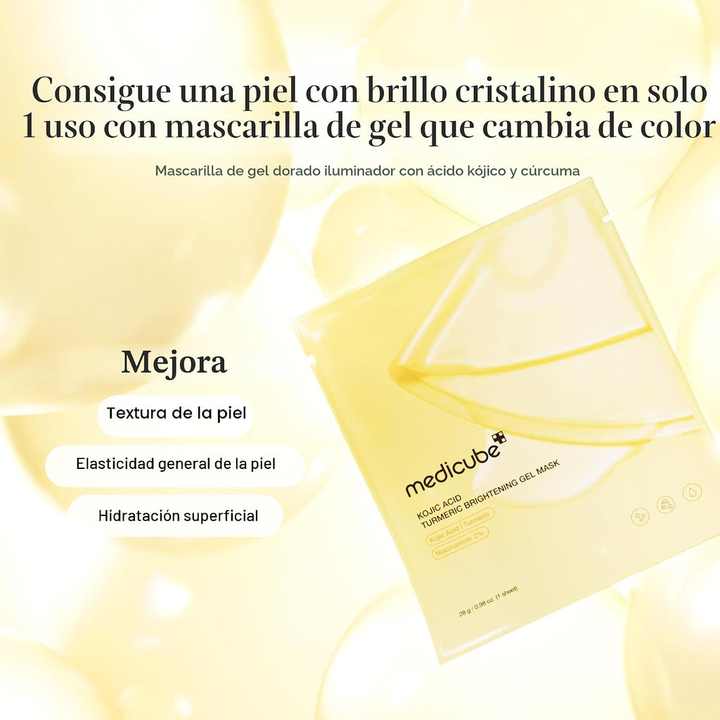 KOJIC ACID TUMERIC BRIGTHENING GEL MASK MEDICUBE