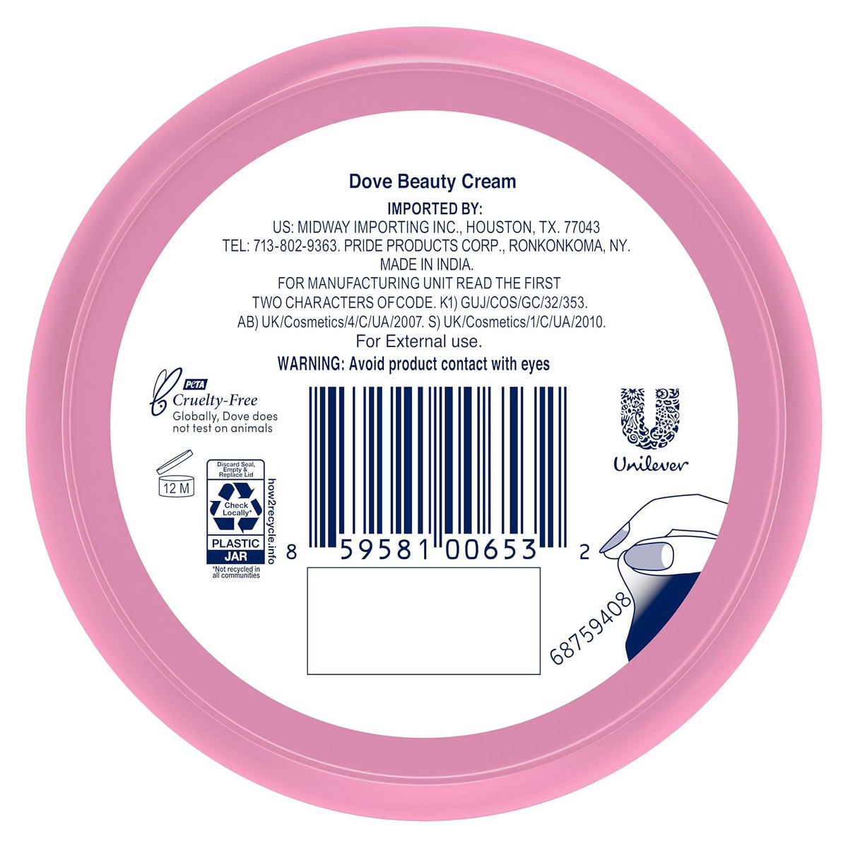 DOVE BEUATY CREAM