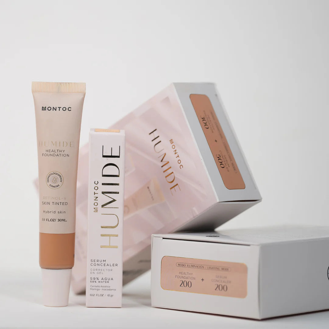 DÚO HUMIDE BASE Y CORRECTOR MONTOC