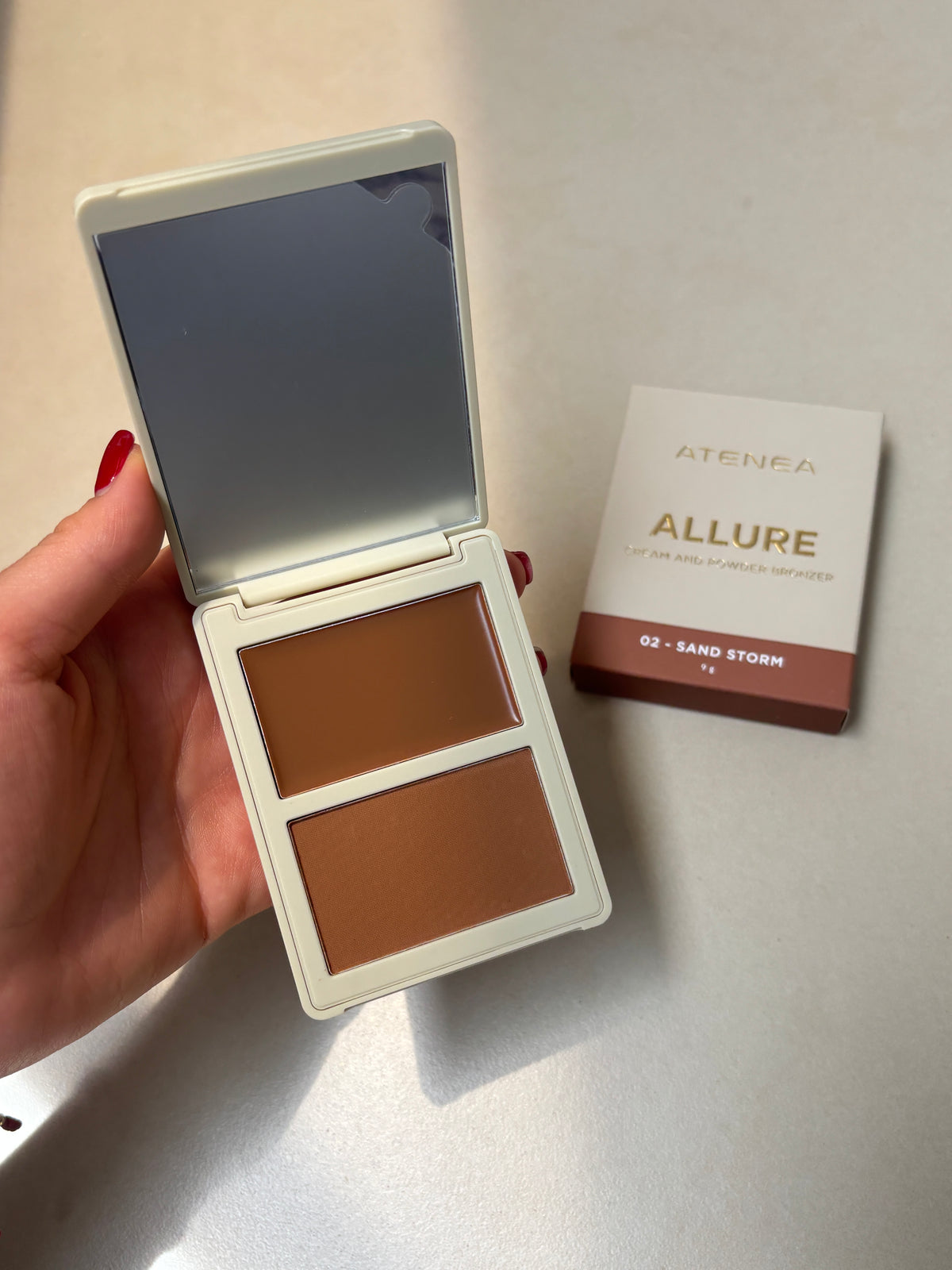 BRONZER ALLURE CREMA Y COMPACTO ATENEA