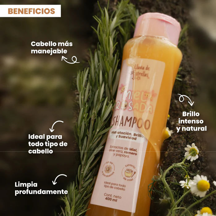 SHAMPOO MIEL ROSADA LLUVIA DE ESTRELLAS