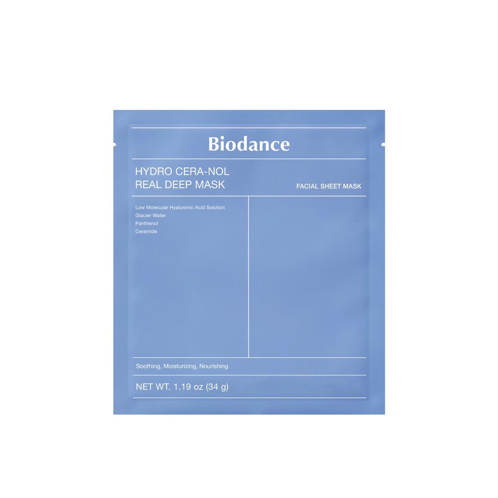 Biodance Hydro Cera-Nol Mascarilla Real Profunda