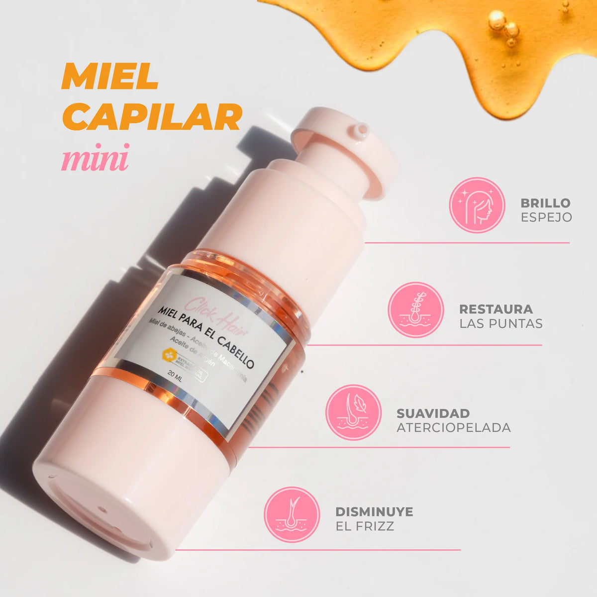 MINI MIEL PARA EL CABELLO CLICK HAIR